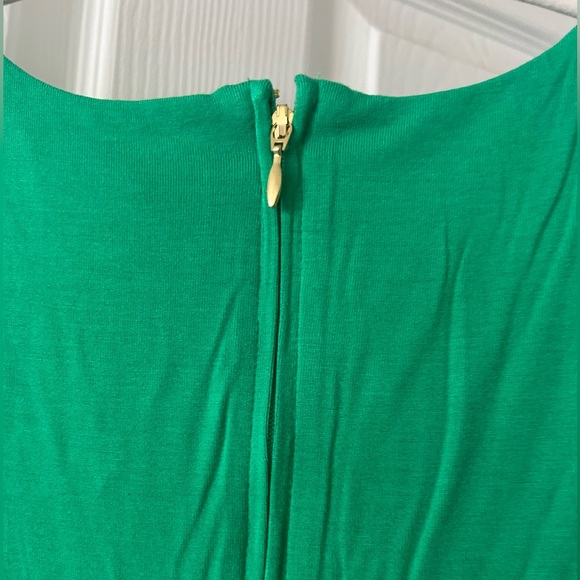 Lilly Pulitzer Vibrant Green Jersey Midi Dress - Picture 4 of 6